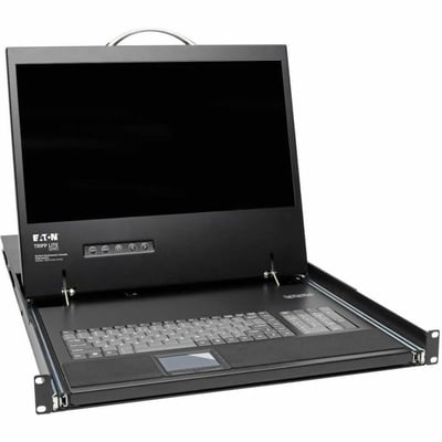 Tripp Lite by Eaton NetCommander 16-Port Cat5 KVM over IP Switch - 19 in. LCD 2 Remote + 1 Local User 1U Rack-Mount
