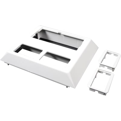 Wiremold 5007C-2ABBK Faceplate