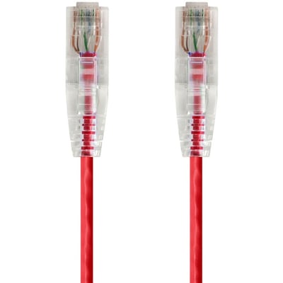 SLIMRUN  CAT6 UTP CABLE-14FT RED