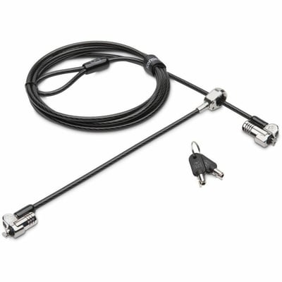NANOSAVER KEYED DUAL HEAD LAPTOP LOCK CUSTOM KEYED TAA
