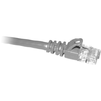 ENET Cat6 Gray 5 Foot Patch Cable with Snagless Molded Boot (UTP) High-Quality Network Patch Cable RJ45 to RJ45 - 5Ft