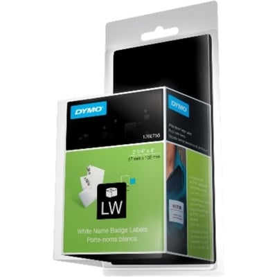 NAME BADGE LABELS 2-1/4X 4, ALWAYS USE AUTHENTIC DYMO LABELS: FOR USE WITH MOST