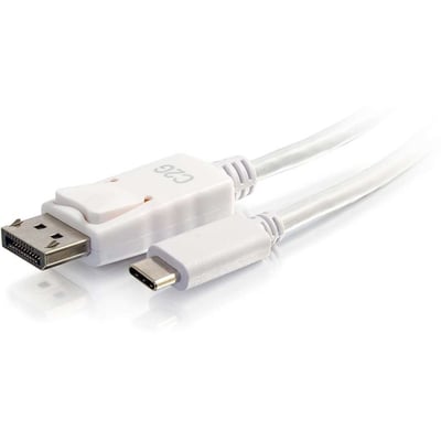 12FT USB-C TO DISPLAYPORT CABLE WHITE