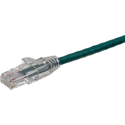 Axiom 12FT CAT6 UTP 550mhz Patch Cable Clear Snagless Boot (Green) - TAA Compliant