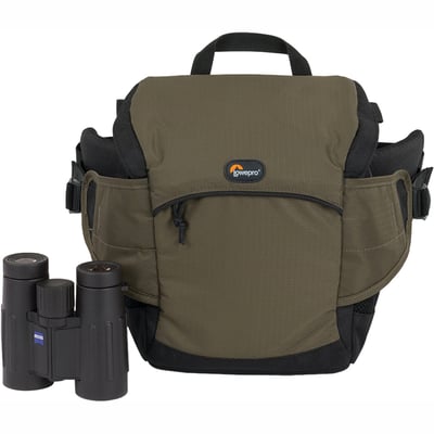 DayMen Field Station Carrying Case Binocular, Notebook, Accessories, Tablet PC - Dark Olive