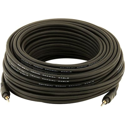 STEREO M TO STEREO M CABLE 50FT - BLACK