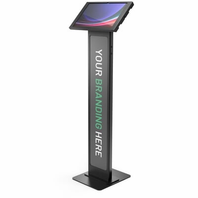 GALAXY TAB S9 ULTRA 14.6IN APEX ENCLOSURE BRANDABLE FLOOR STAND BLACK