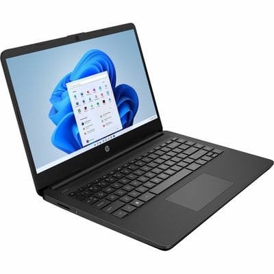 HPI SOURCING - NEW 14-dq0000 14-dq0051dx 14" Notebook - HD - 1366 x 768 - Intel Celeron N4120 Quad-core (4 Core) 1.10 GHz - 4 GB Total RAM - 64 GB Flash Memory - Jet Black