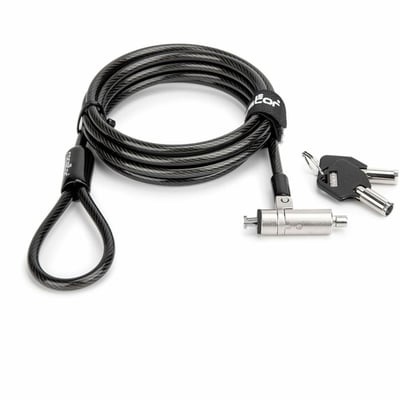 Rocstor N19 Security Cable Lock For Nano-Shaped Slots - Master Key - TAA