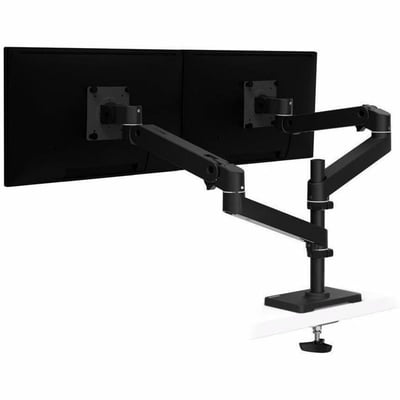 LX PRO ARM DUAL DISPLAY STACK ING GROMMET MOUNT WCB