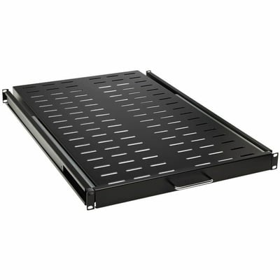 Tripp Lite by Eaton SmartRack Sliding Steel Rack Shelf - 1U, Vented, 28.3 in. Deep, Holds up to 50 lb. (23 kg)
