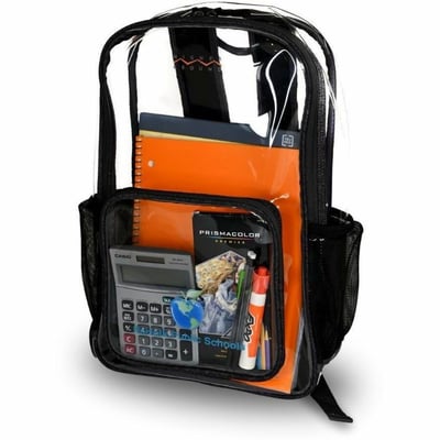 HG Safe N' Clear Security Backpack with padded welt
