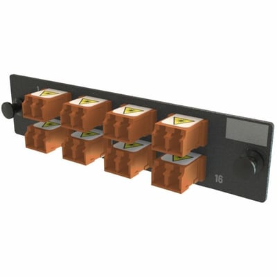 ADPT PANEL OFP 8 KEYED LC DX 16F GRAY MOQ 1