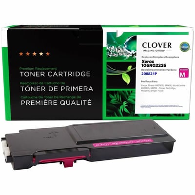 Clover Imaging Remanufactured High Yield Magenta Toner Cartridge for Xerox 106R02226