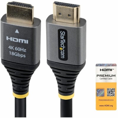 6FT HDMI 2.0 CABLE 4K 60HZ PREMIUM CERTIFIED HIGH SPEED HDMI