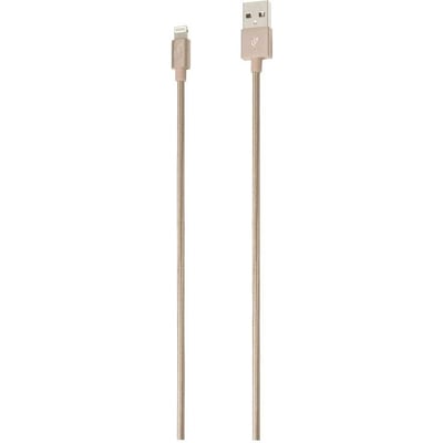 iStore Lightning Charge 4ft (1.2m) Braided Cable (Gold)