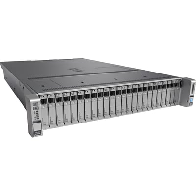 Cisco C240 M4 2U Rack Server - 2 Xeon E5-2680 v3 2.50 GHz - 32 GB RAM - 12Gb/s SAS, Serial Attached SCSI (SAS), Serial ATA Controller