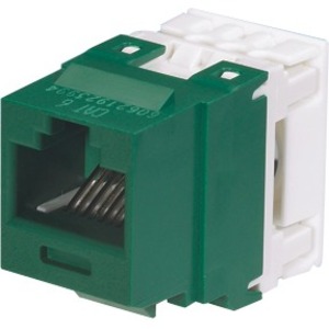 NK CAT6 PUNCHDOWN JACK MOD GRN