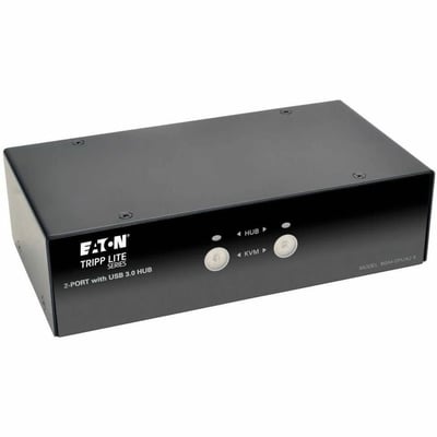 Tripp Lite by Eaton 2-Port DisplayPort KVM Switch with Audio Cables and USB 3.0 SuperSpeed Hub