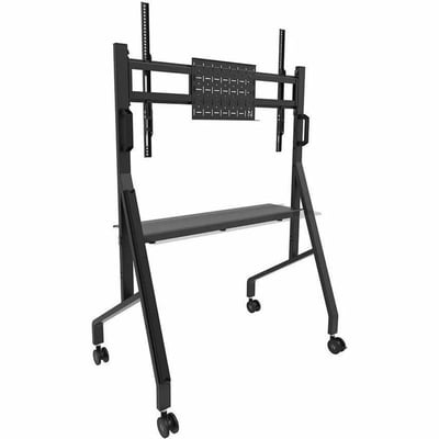 MOVE GO MOBILE FLOOR STAND 55-86IN HEIGHT ADJUSTABLE BLACK