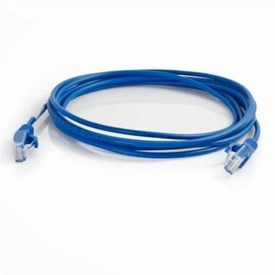 Quiktron Q-Series 28 AWG CAT6 Patch Cable, Blue, 5 FT