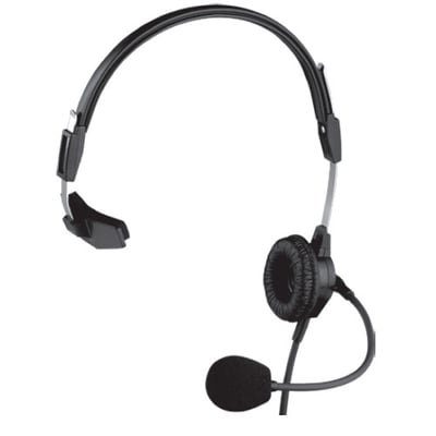 PH-88, SINGLE-SIDED LIGHTWEIGHT HEADSET, 6FT (18M) CORD, A4M CONNECTOR - THE PH