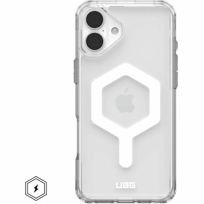 UAG CASE IPH16 PLUS PLYO MGSF- CLEAR/WHT