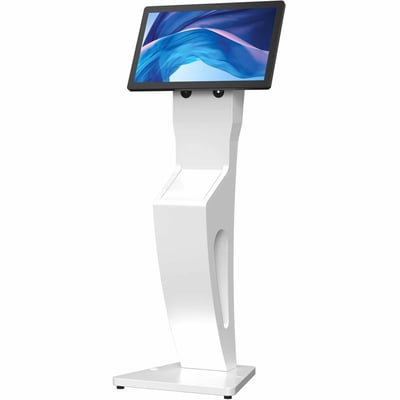 SLEEK FLOOR STAND WITH PRINTER SLOT FOR TOUCHSCREEN MONITORS
