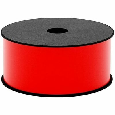 2IN WIDE TT CONTINUOUS VINYL RED LABEL (USE BMSLPR02 INK