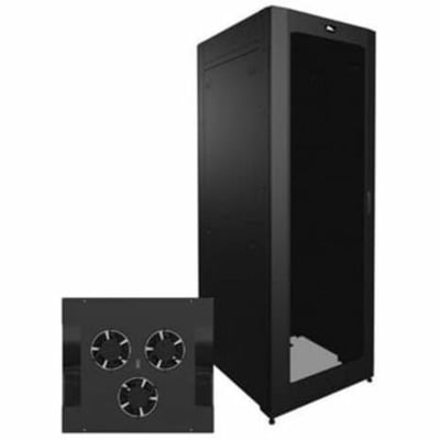 Middle Atlantic SNE Series 42RU Security Network Rack - 36in Depth, 24in Width Floor Standing Cabinet