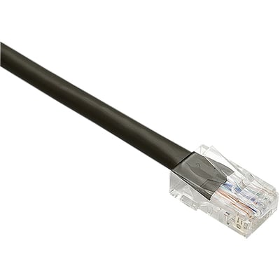 UNC CAT6 PATCH CABLE, 07 FT BLACK. HIGH-PERFORMANCE CAT6 ETHERNET CABLE DESIGNED