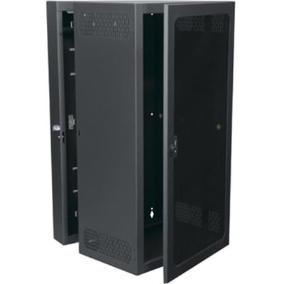 Middle Atlantic Cablesafe CWR-26-36PD4 Rack Cabinet With Plexiglass Front Door and 8 D-Rings