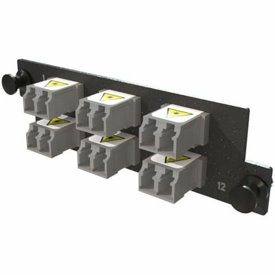 ADPT PANEL HDFP 6 KEYED LC DX 12F GRAY MOQ 1