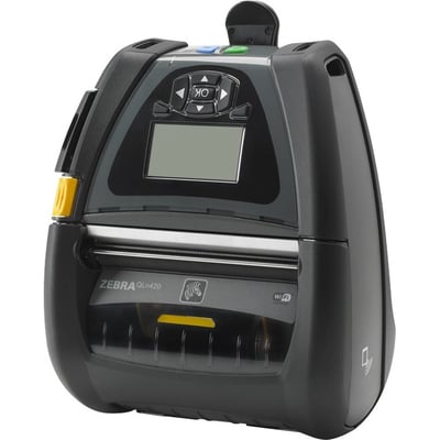 Zebra QLn420 Mobile Direct Thermal Printer - Monochrome - Portable - Label Print - USB - Serial - Bluetooth