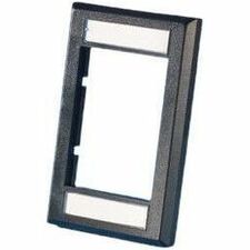 Ortronics Series II Faceplate, Low Profile (Single Gang), .5" Deep