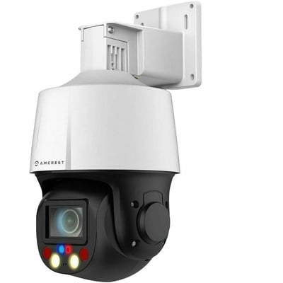 Amcrest IP4M-1098EW-AI 4 Megapixel Outdoor 4K Network Camera - Color - Dome - White