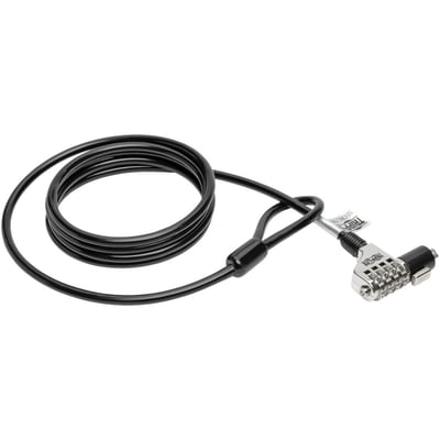 Tripp Lite by Eaton Security Lock for Laptops and Peripherals 4-Digit Combination 6 ft. (1.83 m) Cable