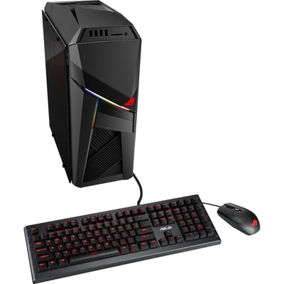 Asus Strix GL12 GL12CX-DB763 Gaming Desktop Computer - Intel Core i7 9th Gen i7-9700K - 16 GB - 1 TB HDD - 512 GB SSD - Tower - Iron Gray