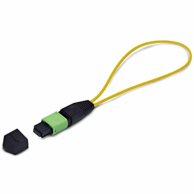 MPO LOOPBACK PLUG SINGLE MODE MPO-12 FEMALE LOOPBACK ADAPTER