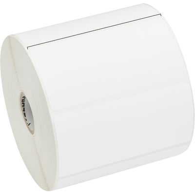 ZEBRA, 4IN X 2IN THERMAL TRANSFER PAPER LABEL. 1,370 LABELS/ROLL. 6 ROLL CASE