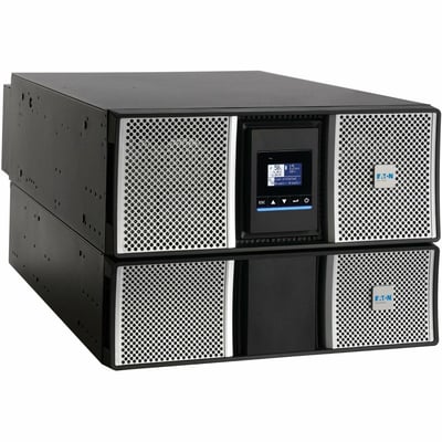 Eaton 9PX G2 8000VA 8000W 208/120V Online Double-Conversion UPS - Hardwired Input, 18x 5-20R and 3x L6-30R Outlets, Cybersecure Network Card, Maintenance Bypass, Extended Run, 7U Rack/Tower