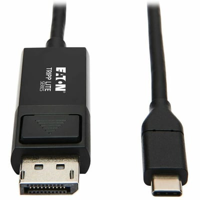 Tripp Lite by Eaton USB-C to DisplayPort Adapter Cable (M/M) 4K 60 Hz HDR Locking DP Connector 3 ft. (0.9 m)