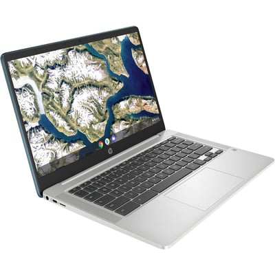 HP Chromebook 14a-na0080nr 14" Touchscreen Chromebook - HD - Intel Celeron N4020 - 4 GB - 32 GB Flash Memory - Forest Teal