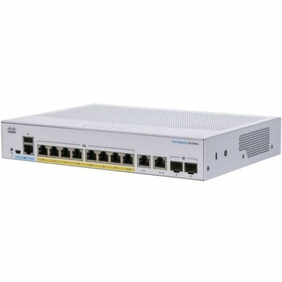 CBS250 SMART 8-PORT GE, POE, EXT PS,2X1GCOMBO REMANUFACTURED