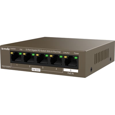 5-PORT GIGABIT SWITCH 4PORT POE .