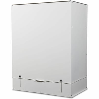 VED for 600mm Wide Tall Range / Vertical Exhaust Duct Kit for SX Enclosure White