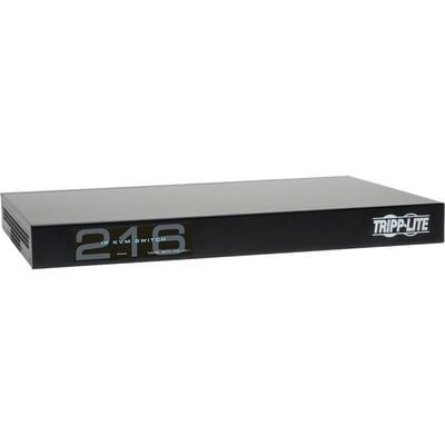 Tripp Lite by Eaton NetCommander 16-Port Cat5 KVM over IP Switch - 2 Remote + 1 Local User 1U Rack-Mount