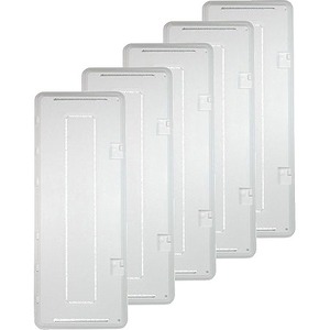 On-Q 42-Inch Plastic Trim Ring and Hinged Door for Media Enclosure - 5 Pack