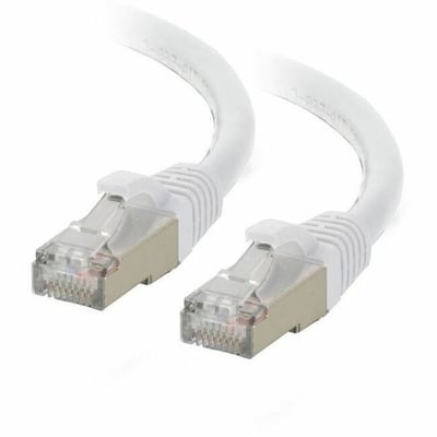 25FT/7.6M CAT6A SNAGLESS STP CABLE-WHT