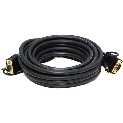VGA HD15 M/M CABLE W/AUDIO 25FT.